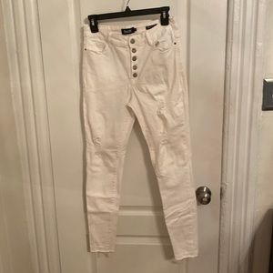 Nanette Lepore White Skinny Jeans